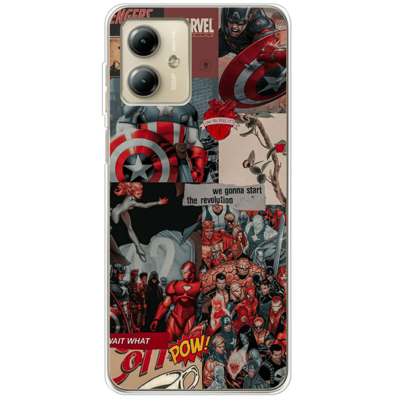 Чехол BoxFace Motorola G14 Marvel Avengers