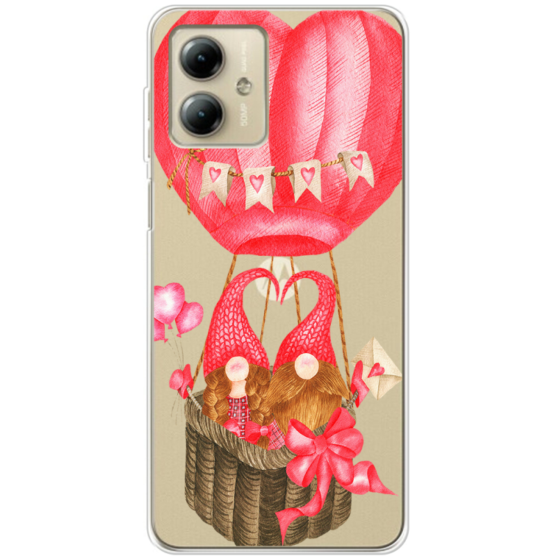 Прозрачный чехол BoxFace Motorola G14 Valentine Dwarfs