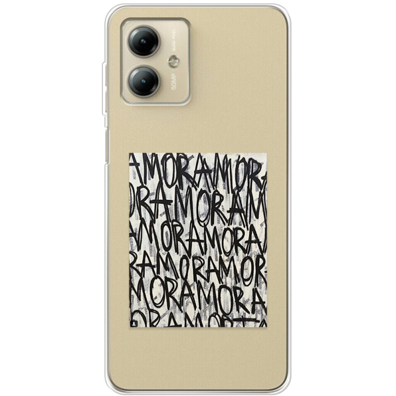 Прозрачный чехол BoxFace Motorola G14 Amor Amor