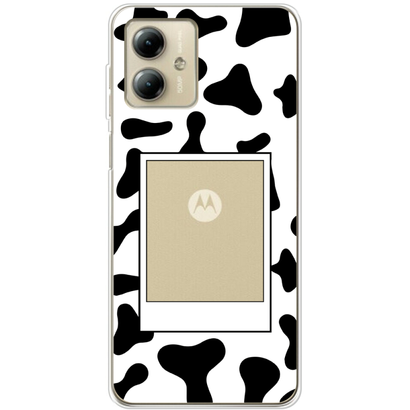 Прозрачный чехол BoxFace Motorola G14 Cow