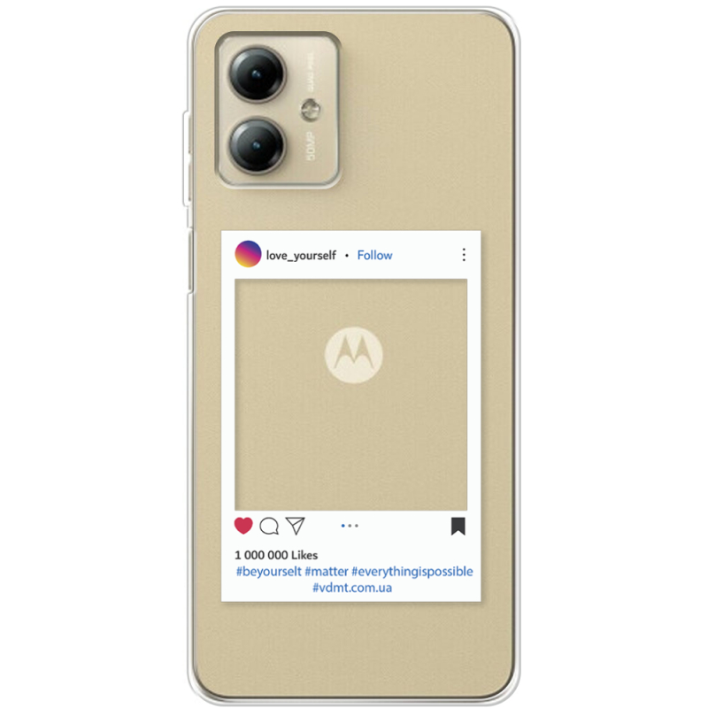 Прозрачный чехол BoxFace Motorola G14 Insta