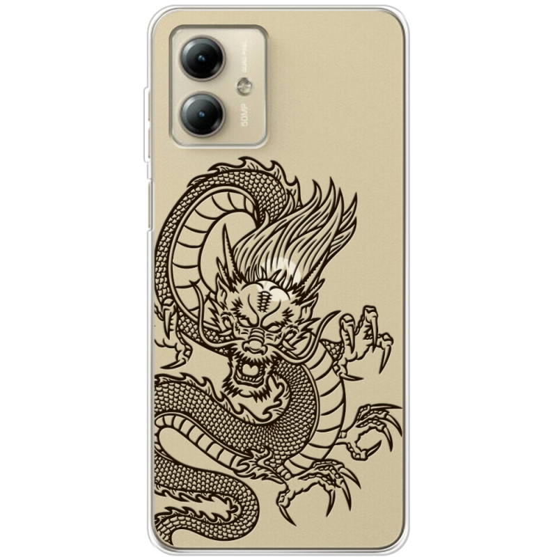 Прозрачный чехол BoxFace Motorola G14 Chinese Dragon