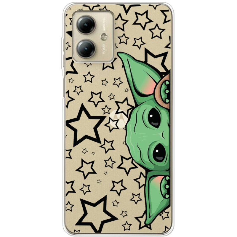 Прозрачный чехол BoxFace Motorola G14 Baby Yoda