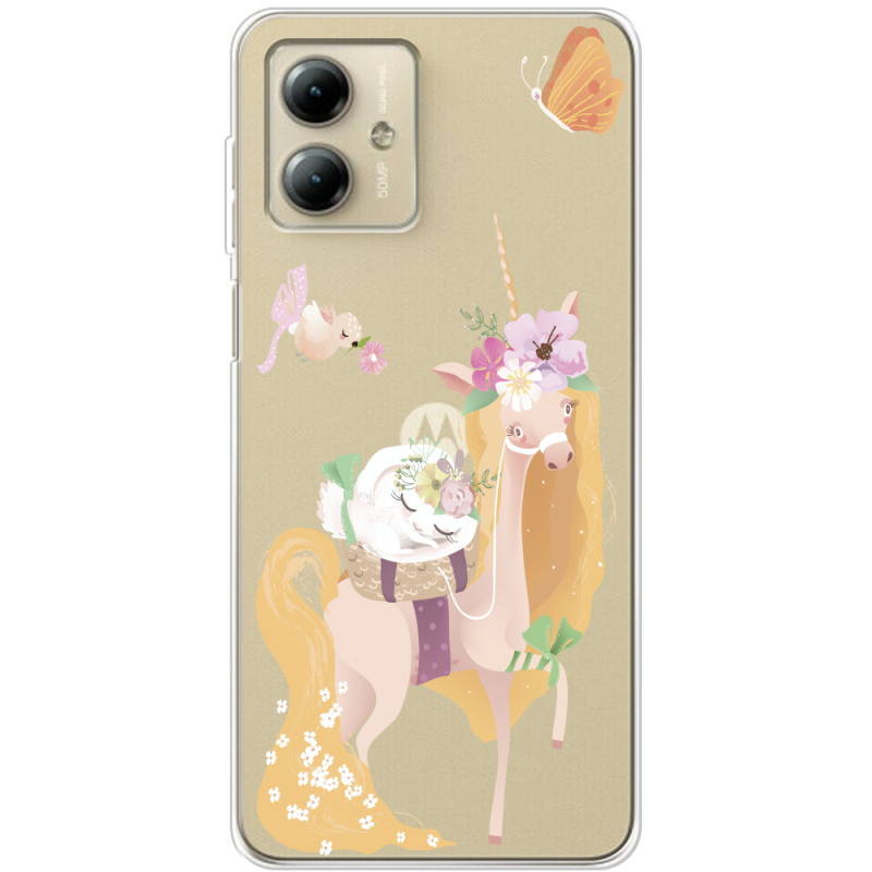 Прозрачный чехол BoxFace Motorola G14 Uni Blonde