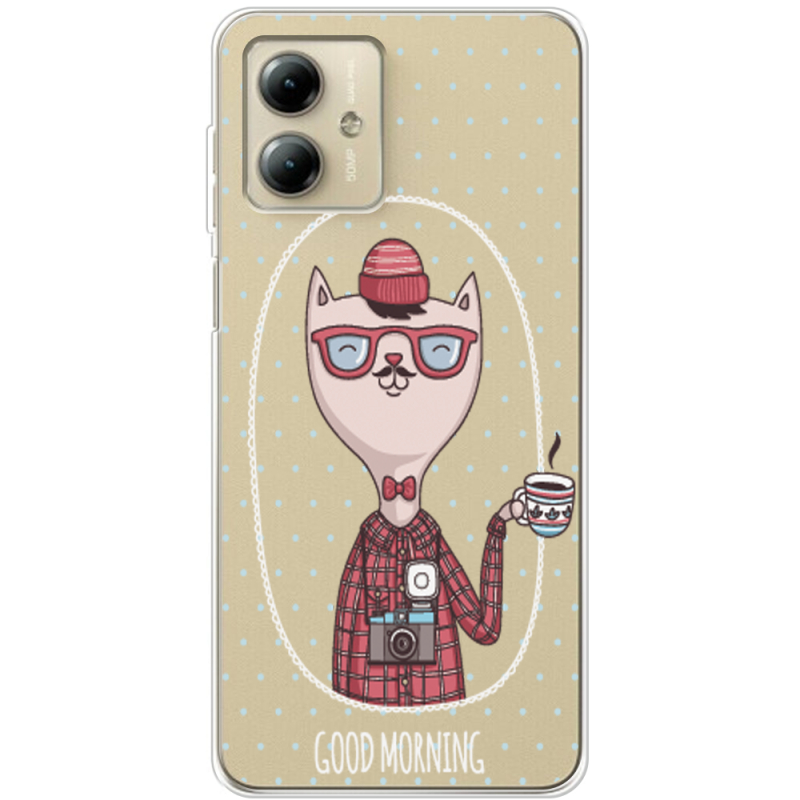 Прозрачный чехол BoxFace Motorola G14 Good Morning