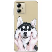 Прозрачный чехол BoxFace Motorola G14 Husky