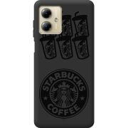 Черный чехол BoxFace Motorola G14 Black Coffee