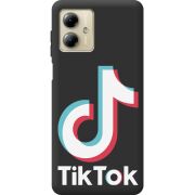 Черный чехол BoxFace Motorola G14 Tik Tok