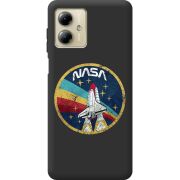 Черный чехол BoxFace Motorola G14 NASA