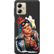 Черный чехол BoxFace Motorola G14 Tanker Girl