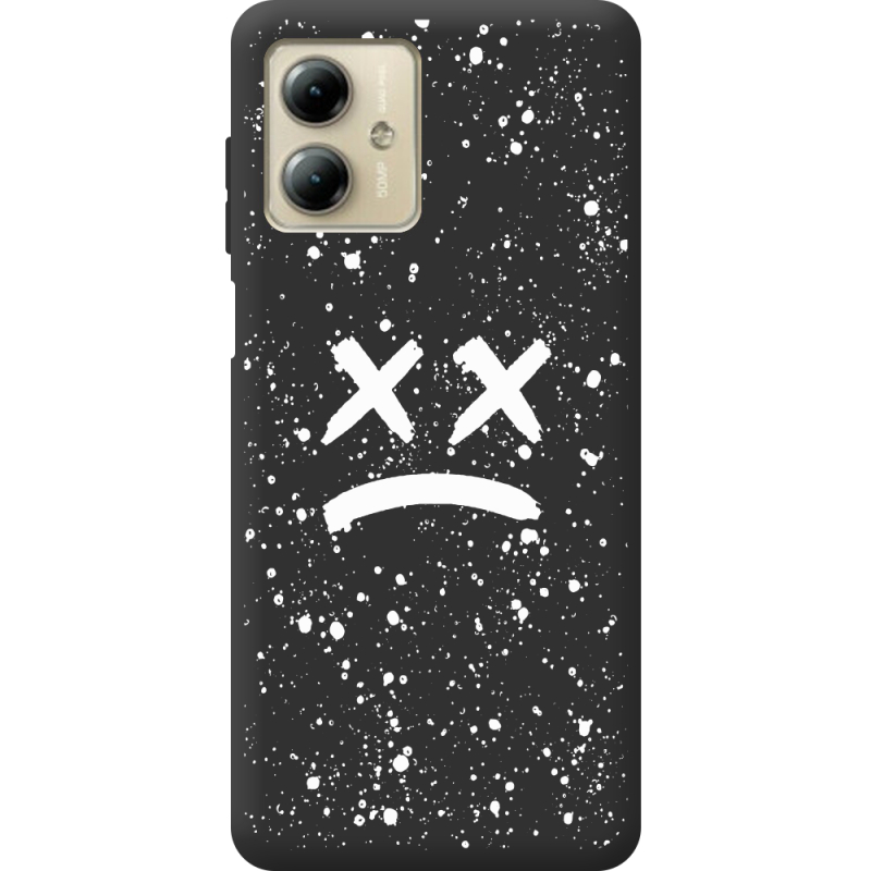 Черный чехол BoxFace Motorola G14 Sad Way