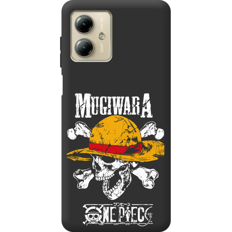 Черный чехол BoxFace Motorola G14 One Piece Большой куш