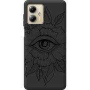 Черный чехол BoxFace Motorola G14 Eye