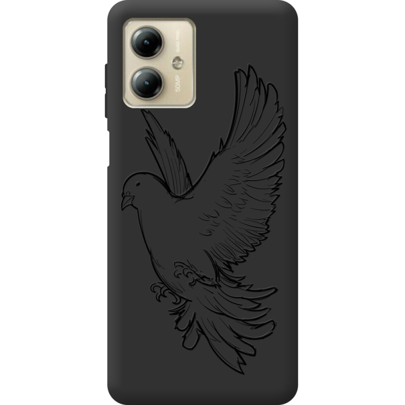 Черный чехол BoxFace Motorola G14 Dove