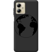 Черный чехол BoxFace Motorola G14 Earth