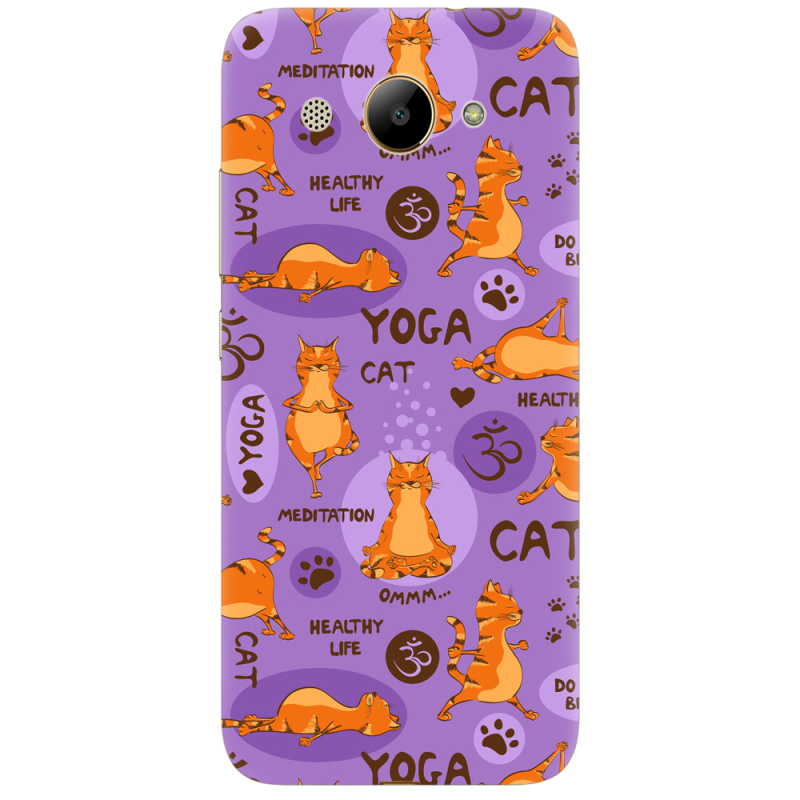 Чехол Uprint Huawei Y3 2017 Yoga Cat