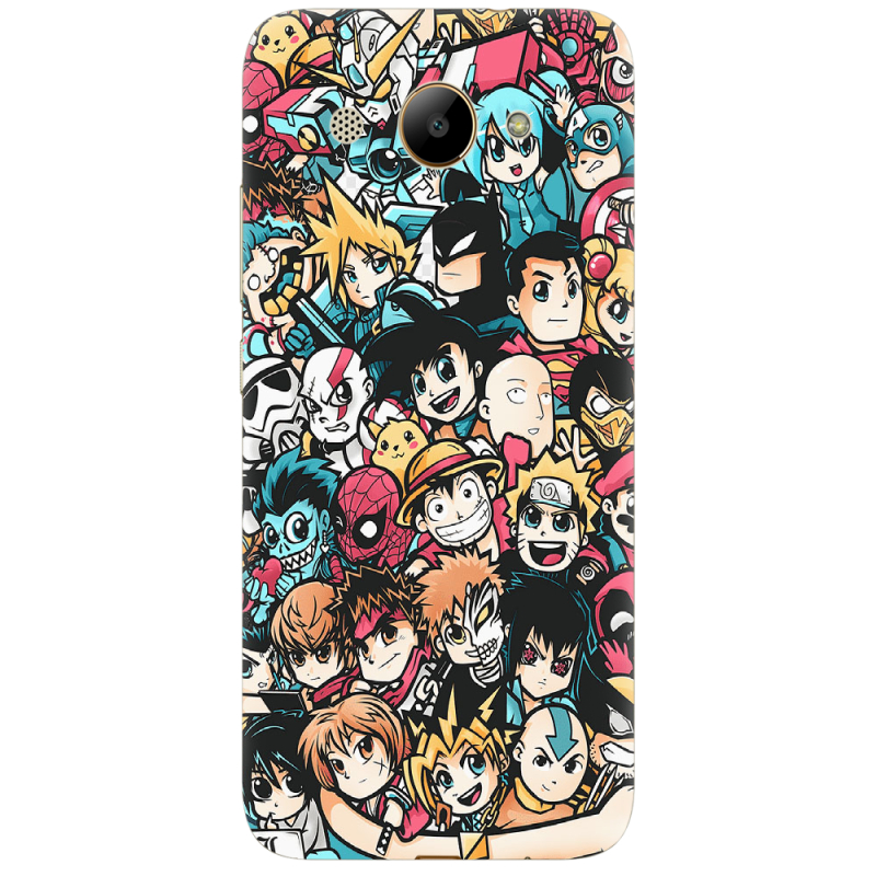 Чехол Uprint Huawei Y3 2017 Anime Stickers