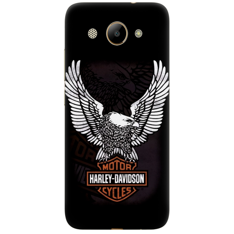 Чехол Uprint Huawei Y3 2017 Harley Davidson and eagle