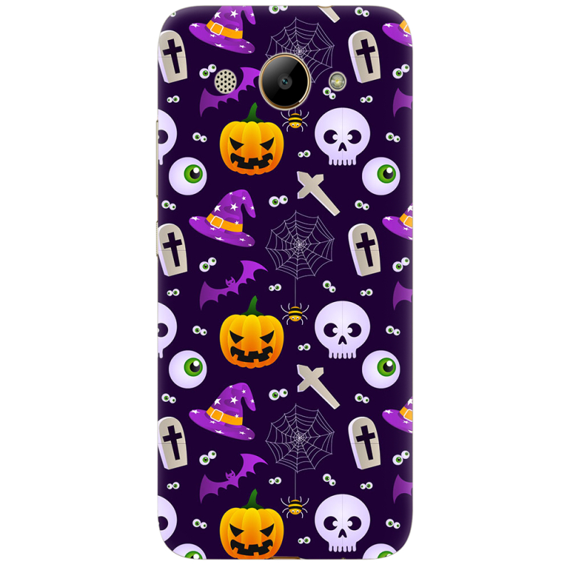 Чехол Uprint Huawei Y3 2017 Halloween Purple Mood