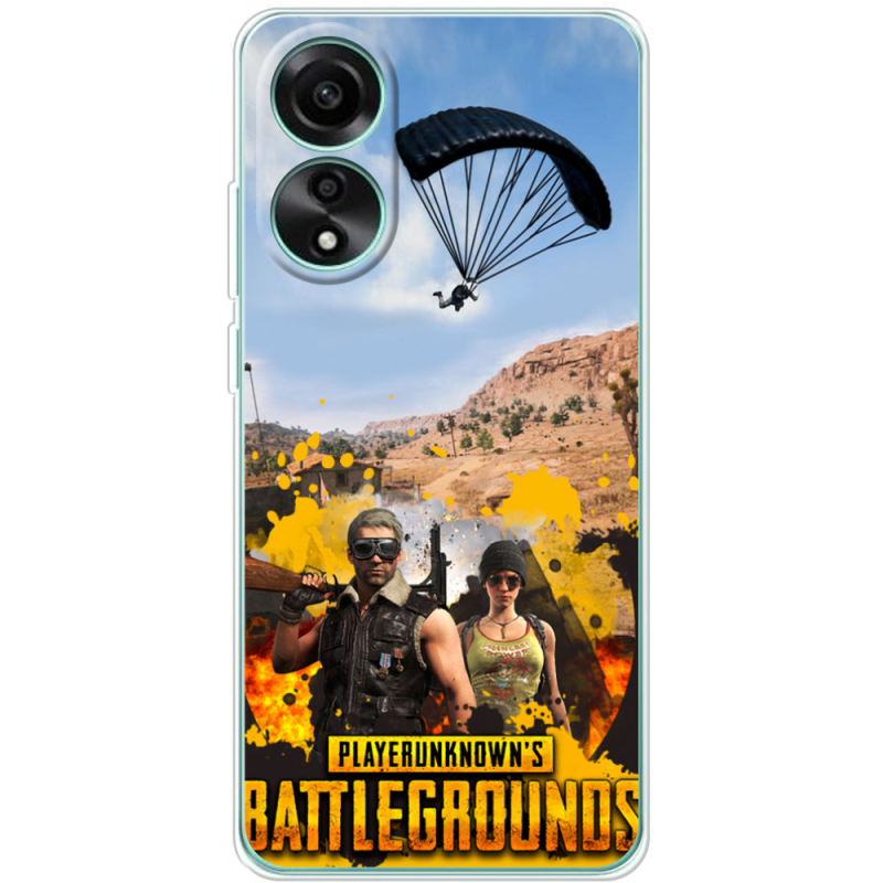 Чехол BoxFace OPPO A78 4G Pubg parachute