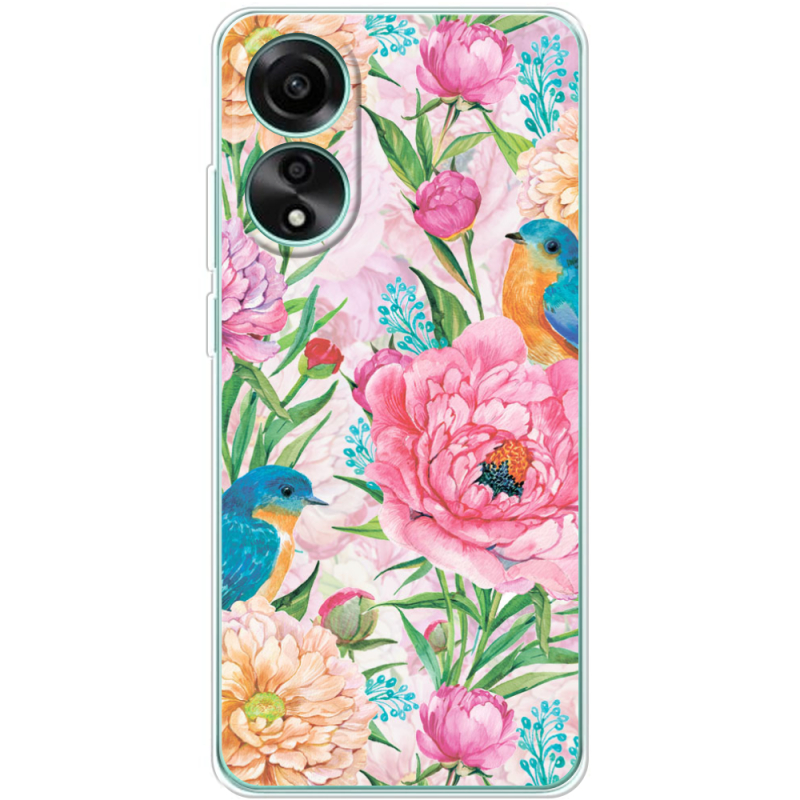 Чехол BoxFace OPPO A78 4G Birds in Flowers