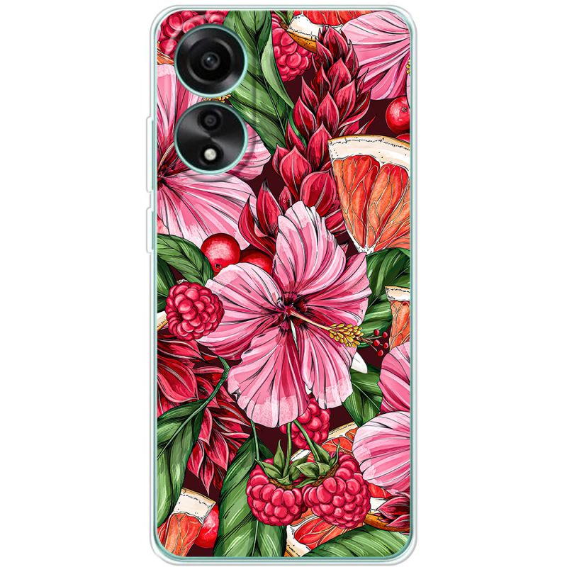 Чехол BoxFace OPPO A78 4G Tropical Flowers