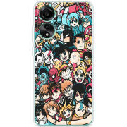 Чехол BoxFace OPPO A78 4G Anime Stickers