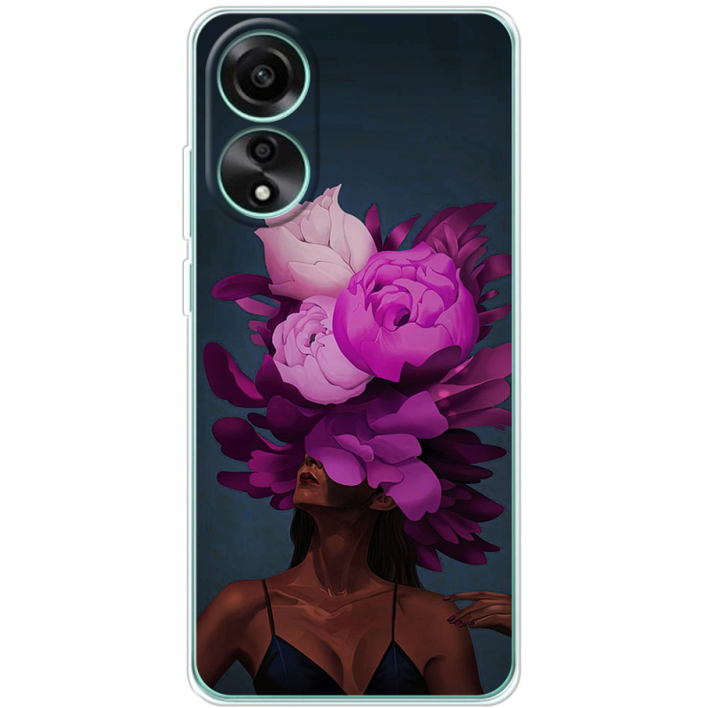 Чехол BoxFace OPPO A78 4G Exquisite Purple Flowers