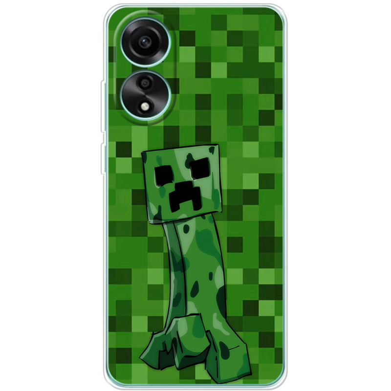 Чехол BoxFace OPPO A78 4G Minecraft Creeper