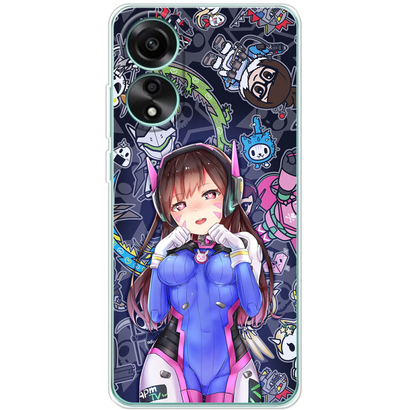 Чехол BoxFace OPPO A78 4G Overwatch D.VA