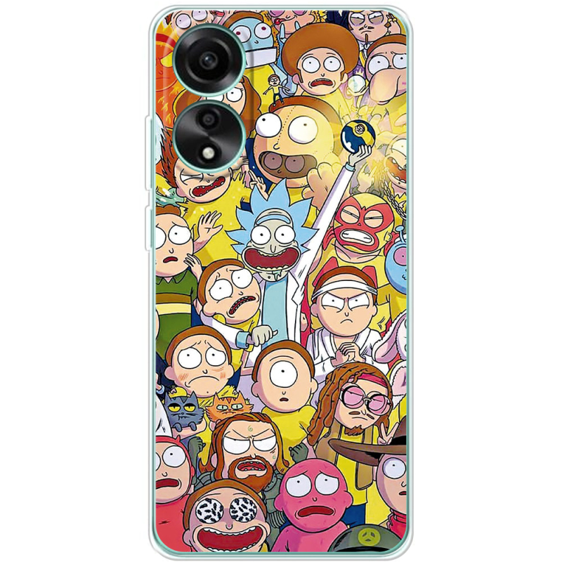 Чехол BoxFace OPPO A78 4G Rick and Morty