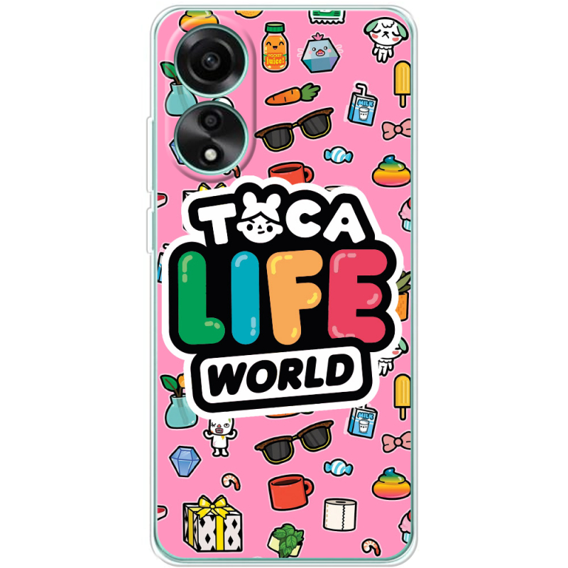 Чехол BoxFace OPPO A78 4G Toca Boca Life World