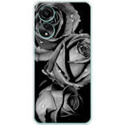 Чехол BoxFace OPPO A78 4G Black and White Roses