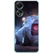 Чехол BoxFace OPPO A78 4G Silver Car