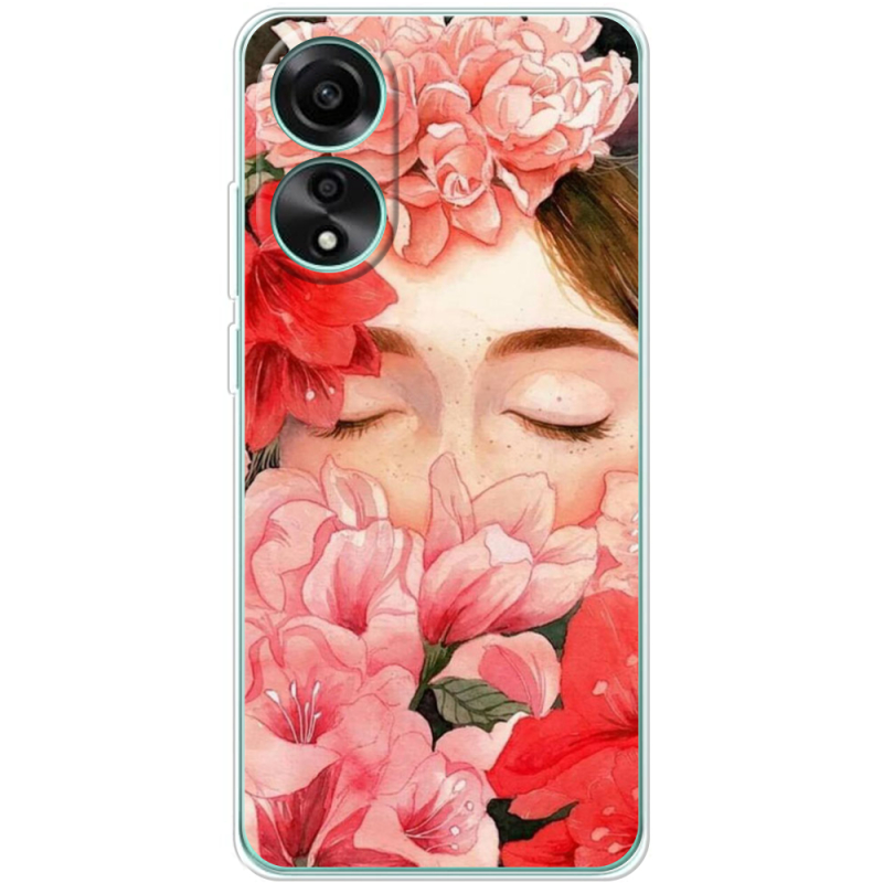 Чехол BoxFace OPPO A78 4G Girl in Flowers