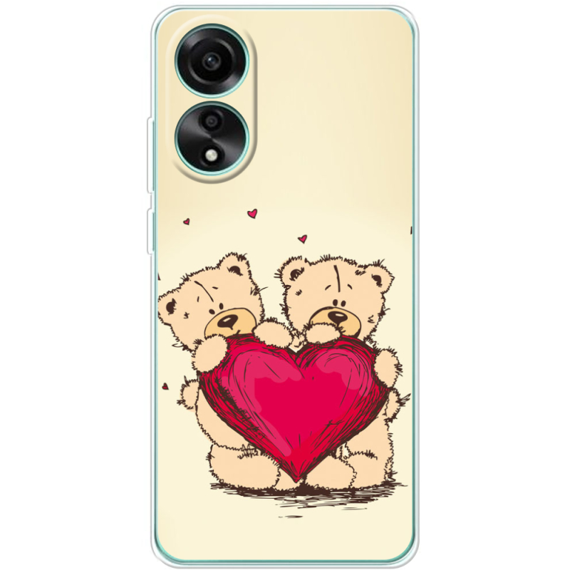 Чехол BoxFace OPPO A78 4G Teddy Bear Love