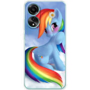 Чехол BoxFace OPPO A78 4G My Little Pony Rainbow Dash