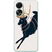 Чехол BoxFace OPPO A78 4G Black Deer