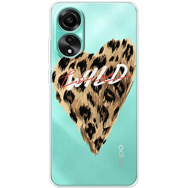 Прозрачный чехол BoxFace OPPO A78 4G Wild Love