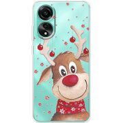 Прозрачный чехол BoxFace OPPO A78 4G Winter Deer