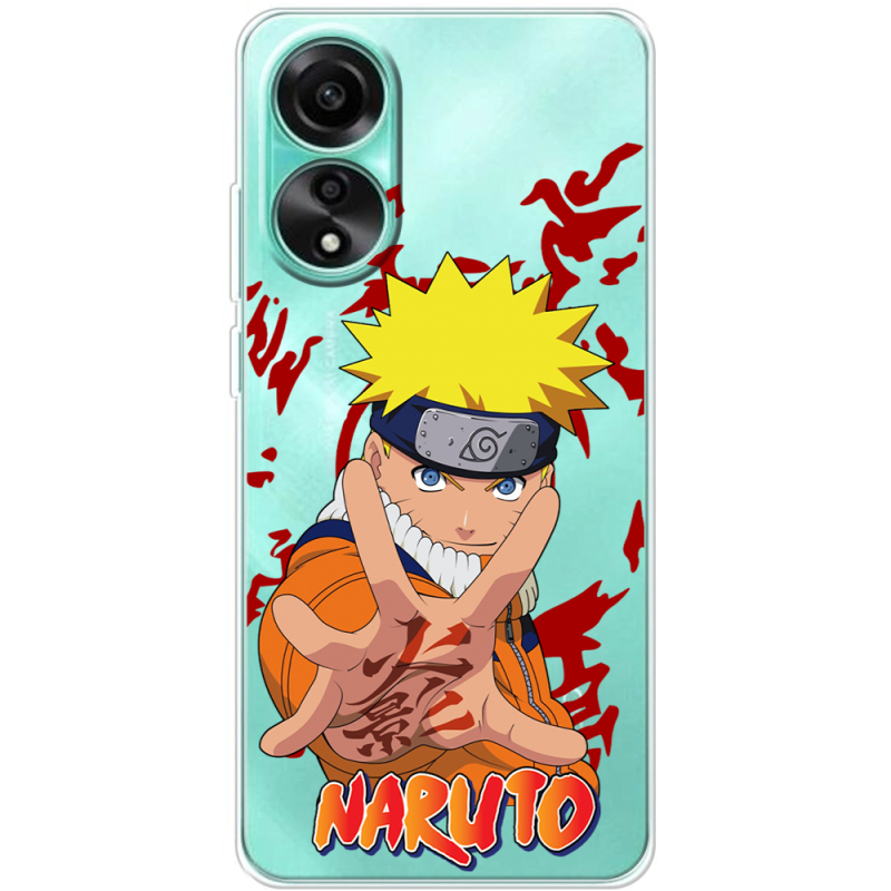 Прозрачный чехол BoxFace OPPO A78 4G Naruto