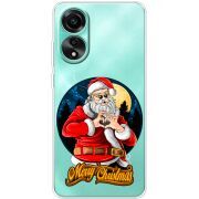 Прозрачный чехол BoxFace OPPO A78 4G Cool Santa