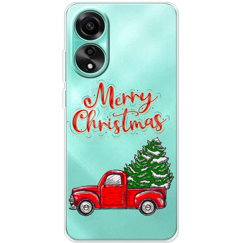 Прозрачный чехол BoxFace OPPO A78 4G Holiday Car