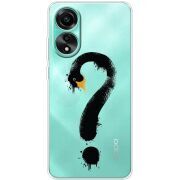 Прозрачный чехол BoxFace OPPO A78 4G Swan question