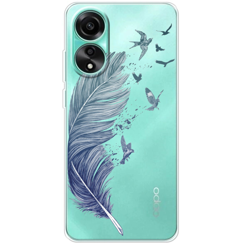 Прозрачный чехол BoxFace OPPO A78 4G Feather