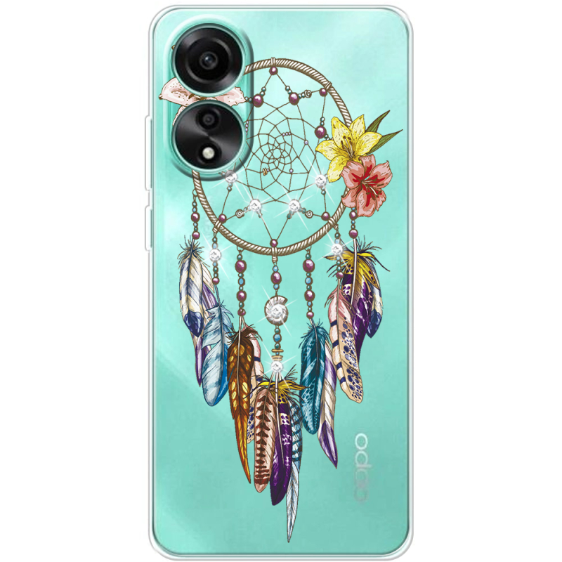 Чехол со стразами OPPO A78 4G Dreamcatcher