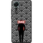 Черный чехол BoxFace OPPO A78 4G Man Pattern