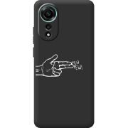 Черный чехол BoxFace OPPO A78 4G Pew Pew