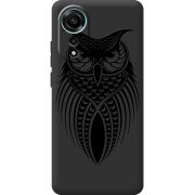 Черный чехол BoxFace OPPO A78 4G Owl