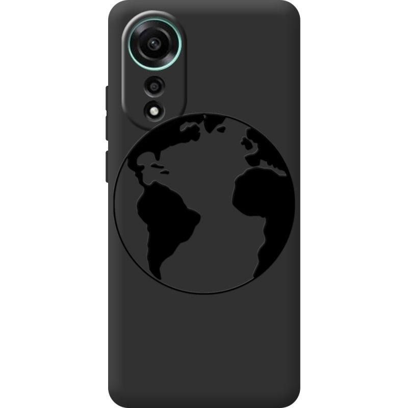 Черный чехол BoxFace OPPO A78 4G Earth